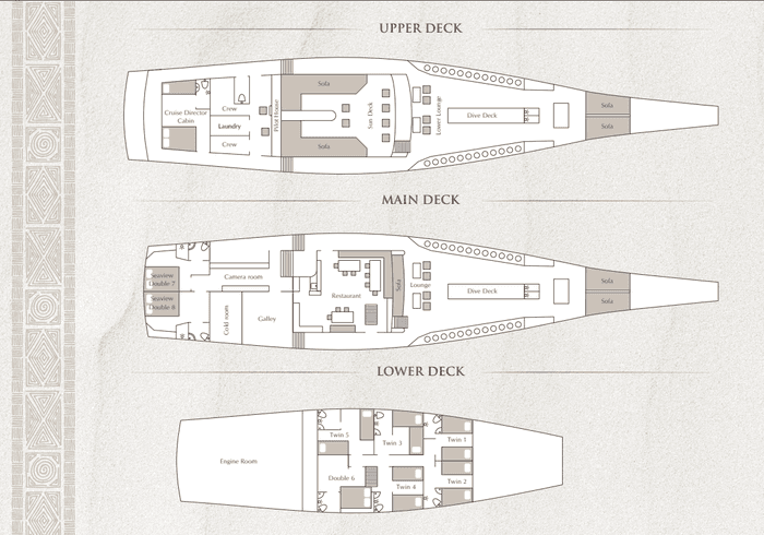 Deck Plan, MSY Seahorse